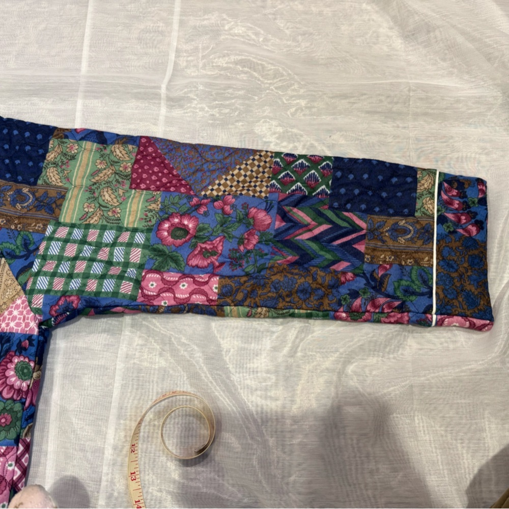 Colorful Patchwork Long Winter Dress/Coat - image 2